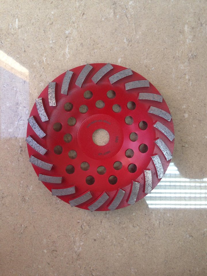 Diamond disk for concrete Surfaces